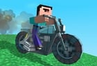 Nubik Rides a Motorcycle