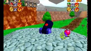 jugando super mario 64 multiplayer