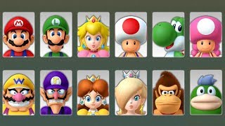 Mario Party 10 - All Characters