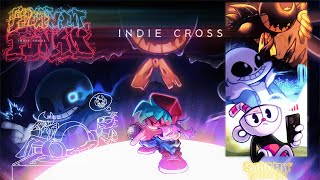 Friday Night Funkin' VS Indie Cross FULL WEEK (Cuphead, Sans, Bendy) (FNF Mod/Hard)