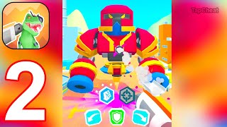 Mechangelion - Robot Fighting - Gameplay Walkthrough Part 2 Tutorial Crazy Robot Fight (iOS, Android