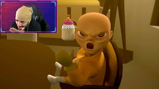 CUIDANDO a un BEBÉ POSEÍDO - The Baby In Yellow (Horror Game)