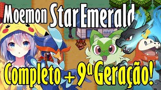 LANÇAMENTO GBA COMPLETO c 9ª GERAÇÃO, MEGA EVOLUÇÃO e MT+ | Moemon Star Emerald (Pokémon  Rom)