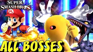 Super Smash Bros. Wii U - All Bosses